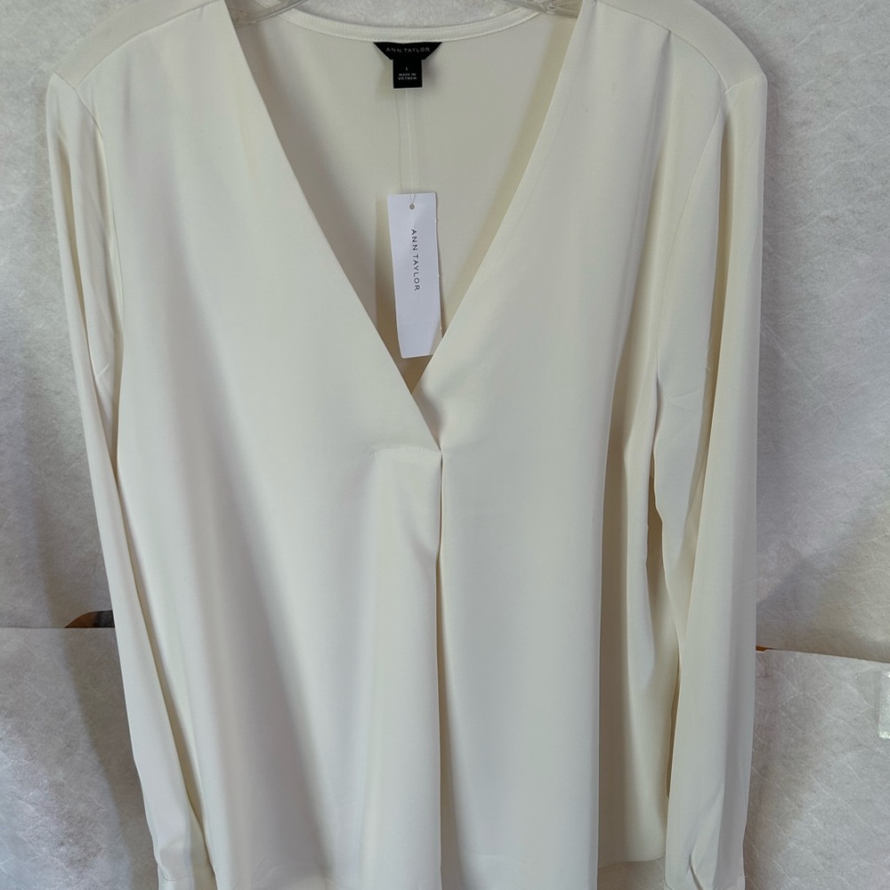 Ann Taylor V-Neck Blouse